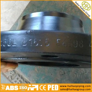 sale high quality weld neck forging flanges, ASME/ANSI WNRF flanges