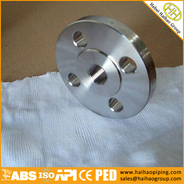 1/2"-24" UNI PN16 ASTM A182 F304 RF Threaded Flange