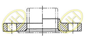 JIS B2220 Lap Joint Flange Products Drawing