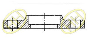 JIS B2220 Socket Weld Flange Products Drawing