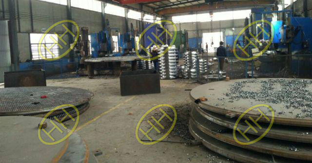 Tube sheets are under production in Hebei Haihao Flange Factory