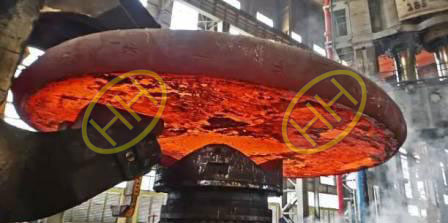 What's the heat treatment of large flange?
