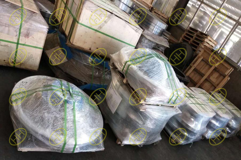 Packing type of flange, pipe fitting and steel pipe