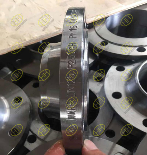 Forging process of weld neck flange