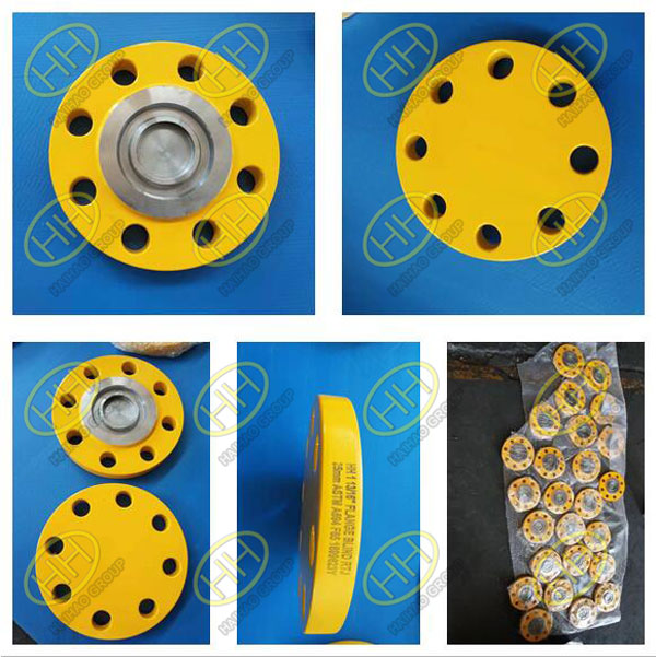 API 6A standard blind flange with three coats of paint coating order follow up
