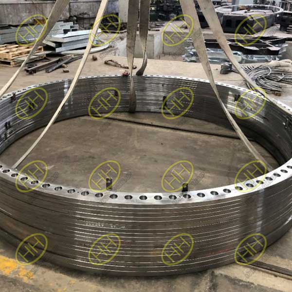 Large flange for wind power generation