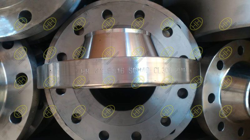 Haihao Group's exceptional submarine pipeline solutions ASTM A182 F316L 32in WN flange and blind flange