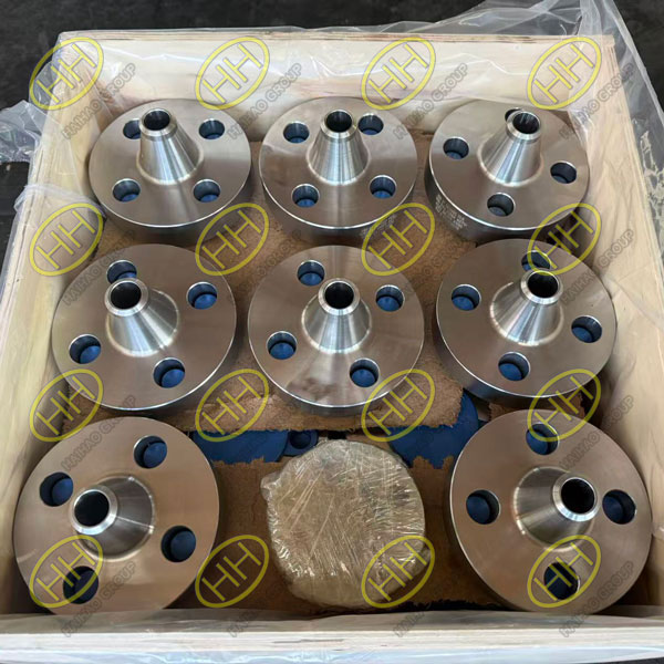 ASTM A182 F55 super duplex weld neck RTJ flanges SCH 80S Class 2500