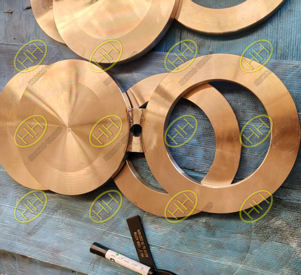 Spectacle Blind Flange Delivery by Haihao Group for Reliable Pipeline Isolation