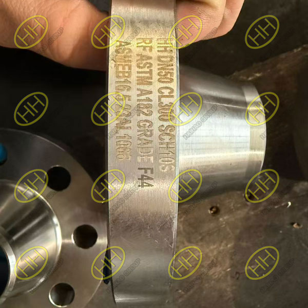 Stainless Steel Weld Neck Flange to Russia | ASTM A182 F44 (6 Moly) CL300 RF by Haihao Group