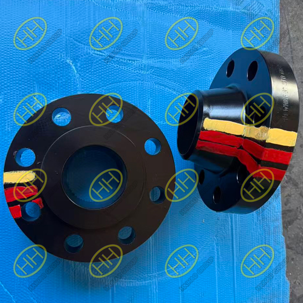 ASTM A694 F65 Welding Neck Flange ASME B16.5 Supplied to Singapore for Sour Service Pipeline Project