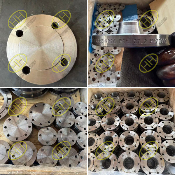 EN 1092-1 Type 11 WN Flanges and Blind Flanges Delivered to Montenegro by Haihao Group
