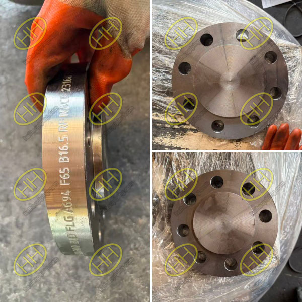 ASTM A694 F65 Blind Flanges Shipped to Singapore for High-Pressure Pipeline Service