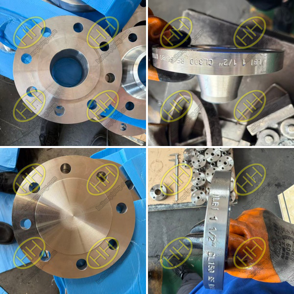 ASME B16.5 A105N & F11 Flanges Shipped to France Industrial Project